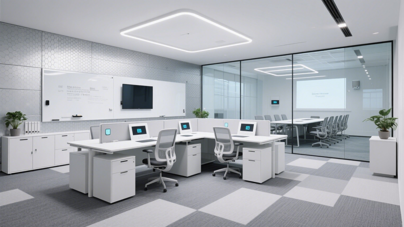 科技感办公室，硬核设计